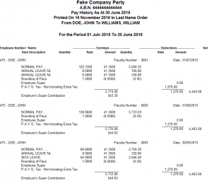 Power BI - Raw payroll report before power query